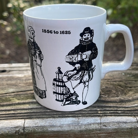 Vintage Staffordshire Potteries mug set - Picture 5 of 7